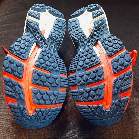 New ASICS GEL-Kayano 25 Running Shoes White Navy - Picture 6 of 11